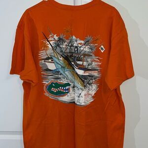 Guy Harvey Sailfish UF University Florida Gators Gainesville FL orange T-Shirt